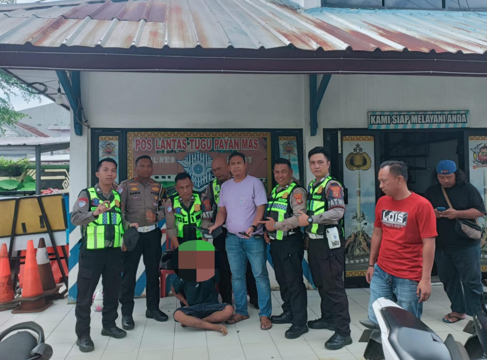 Saat Patroli Hunting, Satlantas Polres Lampung Utara Amankan Curanmor Bersenpi Yang Viral