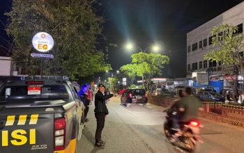 Tiem One Call 1 Polres Lampung Utara  Gelar Patroli Malam,Pastikan Situasi Aman Dan Kondusif