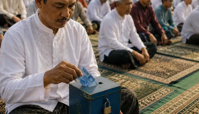 Bagaimana Hukumnya Jika Mengedarkan Kotak Amal atau Sedekah via QRIS saat Khutbah Jumat Berlangsung? 