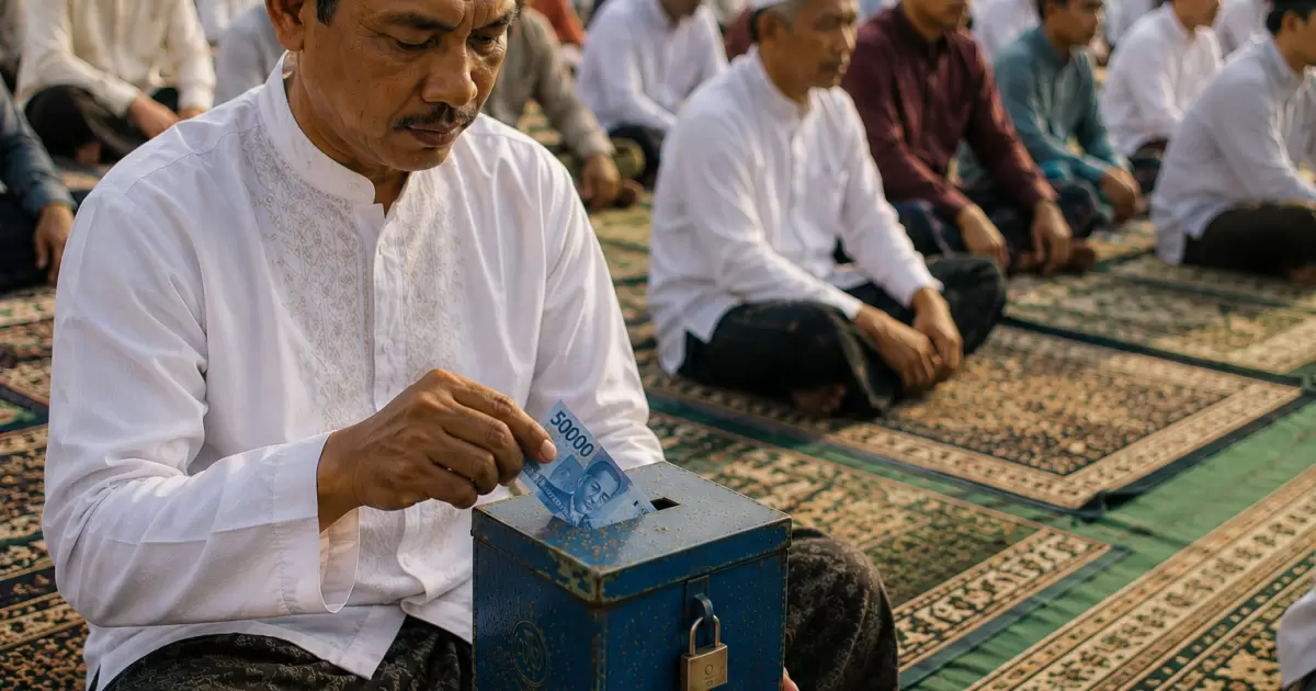 Bagaimana Hukumnya Jika Mengedarkan Kotak Amal atau Sedekah via QRIS saat Khutbah Jumat Berlangsung? 