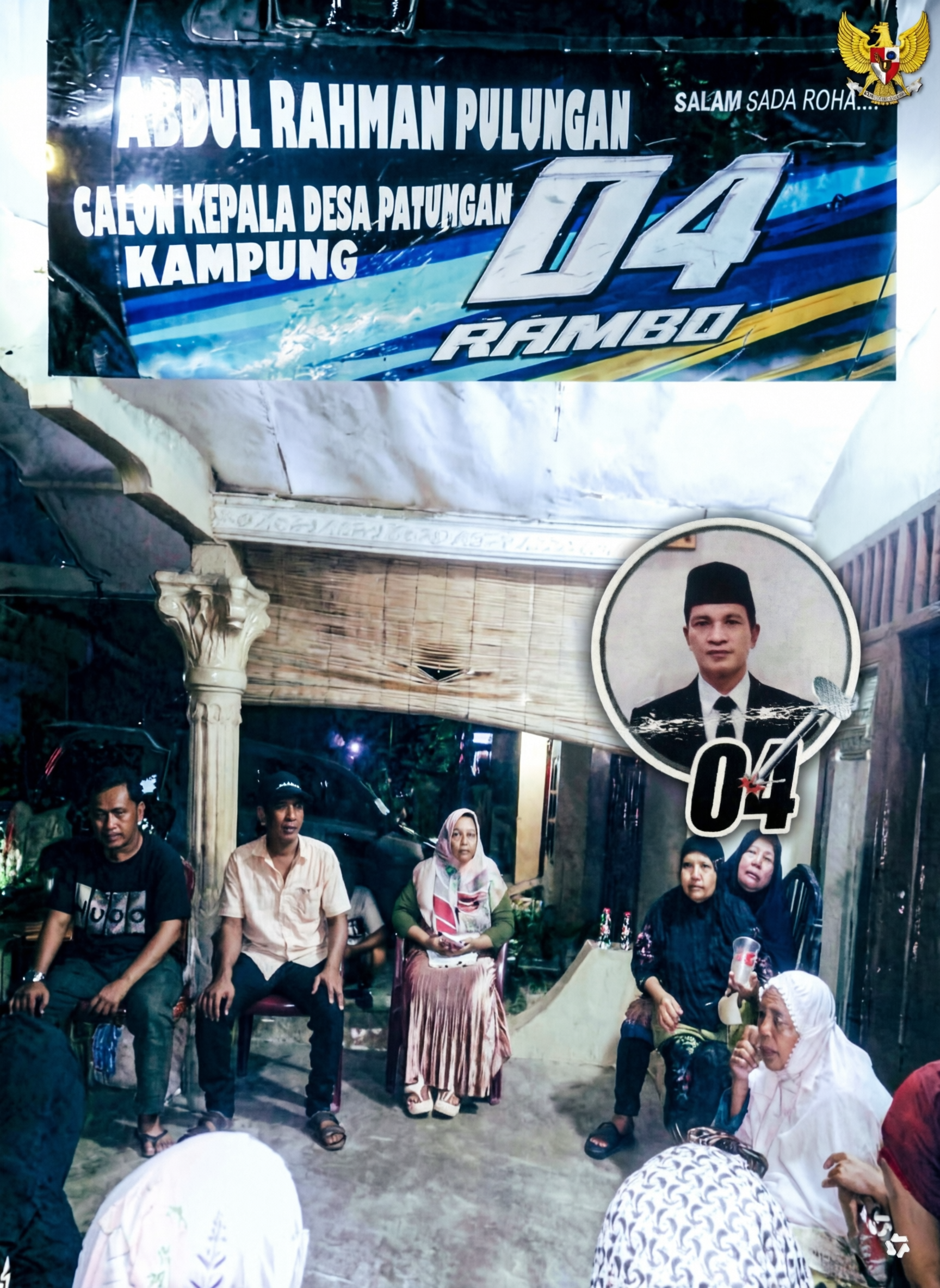 Gelar Sosialisasi di Dusun IV, Cakades Patumbak Kampung No. 4 Abdul Rahman Pulungan Komitmen Transparan dan Berbagi
