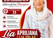 Tokoh Perempuan Dusun 2 Lia Apriliana Alias Eblas Resmi Mencalonkan Diri Sebagai Calon ( BPD ) Desa Cikarang Kota