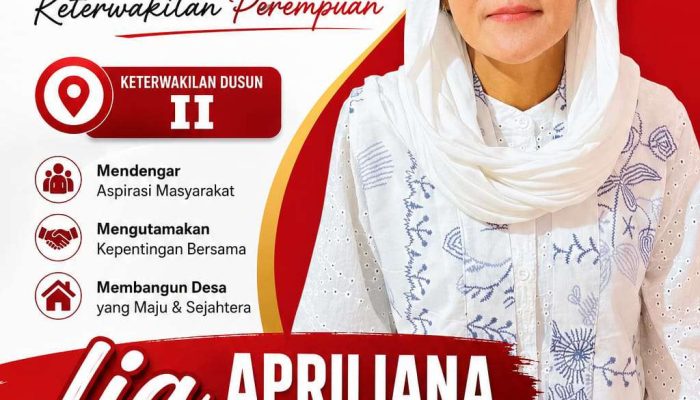 Tokoh Perempuan Dusun 2 Lia Apriliana Alias Eblas Resmi Mencalonkan Diri Sebagai Calon ( BPD ) Desa Cikarang Kota