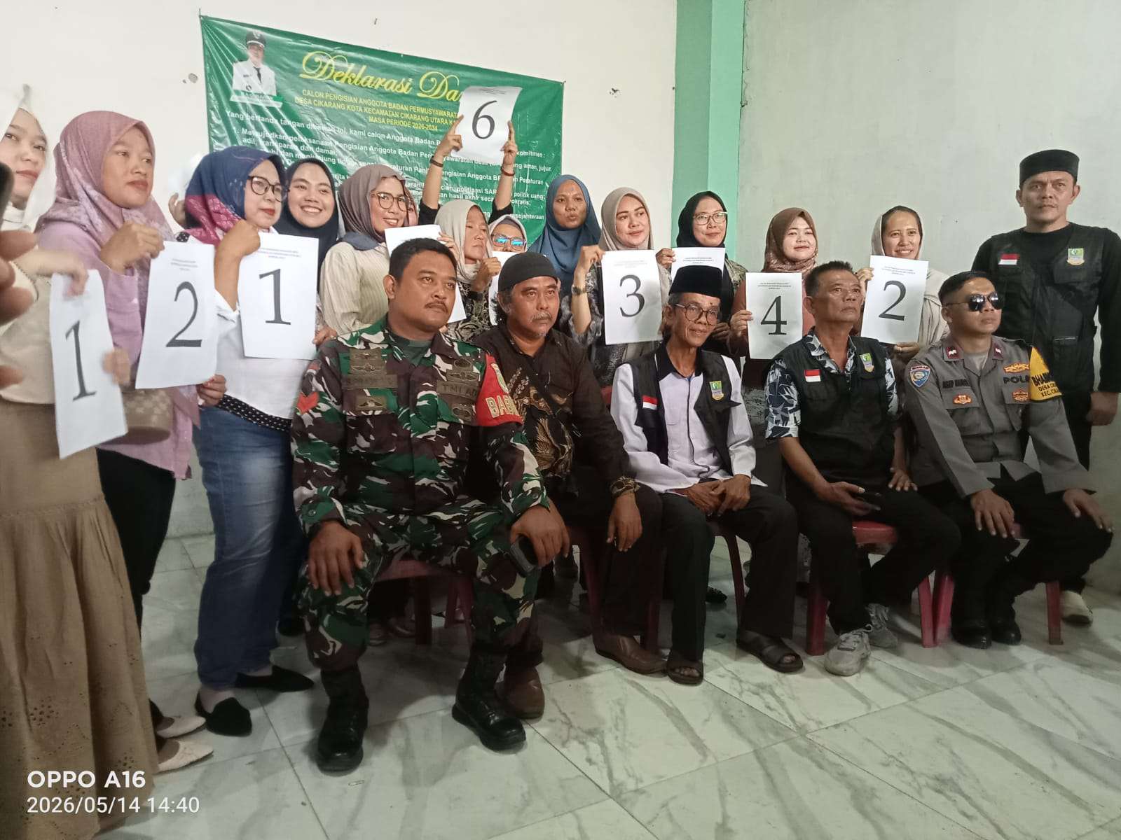 Belasan Calon BPD Cikarang Kota Resmi Kantongi Nomor Urut, Antusiasme Warga Membludak