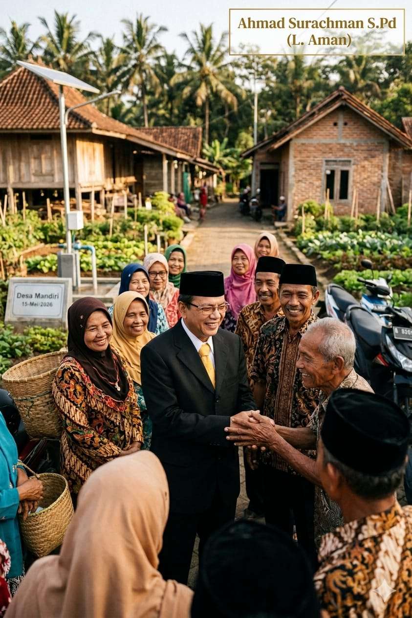 Calon Kepala Desa karang sentosa. Ahmad Surachman Tancap Gas Menuju Pilkades 2026, Panitia Resmi Terbentuk