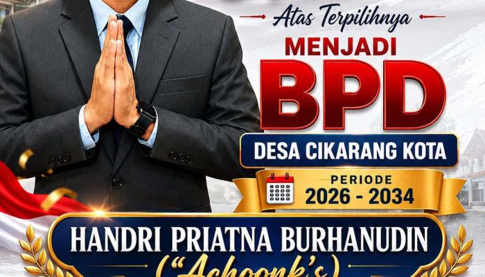 Jumat Berkah BPD Terpilih Desa Cikarang Kota. Handri Priatna Burhanudin Santuni Anak Yatim dan Makan Bersama Masyarakat Di Wilayah Dusun 2 Bersama Warga
