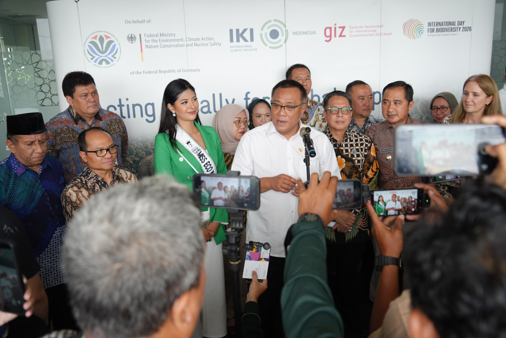 Kehadiran Menteri LH Jumhur di Kampus UIII Depok, Ajak Masyarakat Mulai Aksi Lokal demi Dampak Global