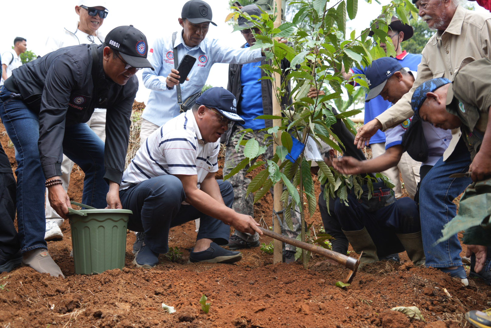 Tanam Ribuan Pohon di Bandung, Menteri LH Jumhur Fokus Pulihkan Lahan Kritis