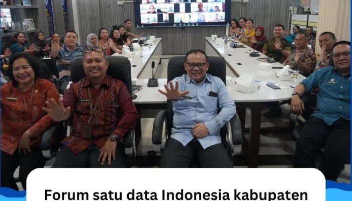 Forum satu data Indonesia kabupaten Karo gelar penetapan daftar data tahun 2025 secara hybrid