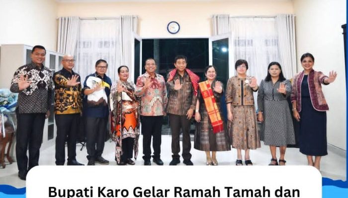 Bupati Karo Gelar Ramah Tamah Bersama Forkopimd