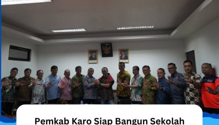 Pemkab Karo Siap Bangun Sekolah Nasional Terintegrasi Tim Kemendikdasmen-BPMP Gelar Pertemuan