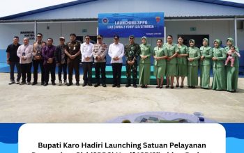 Bupati Karo Hadiri Launching Satuan Pelayanan Pemenuhan Gizi (SPPG) Yonif 125/Si’mbisa