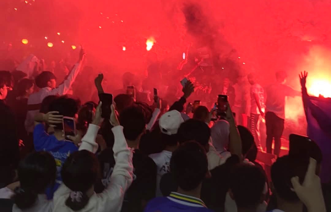 Euforia Juara Persib Menggema di Indramayu, Ribuan Bobotoh Padati Titik Nobar
