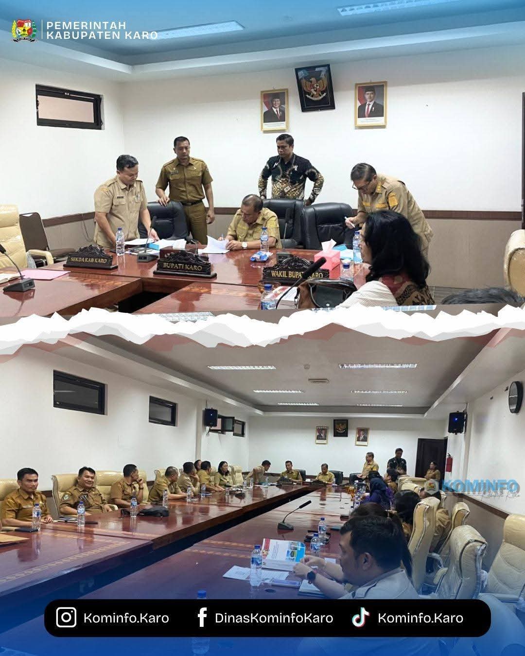 Bupati Karo Terima Tim BPK RI Perwakilan Sumut dalam Exit Meeting Bupati Karo Terima Tim BPK RI Perwakilan Sumut dalam Exit Meeting