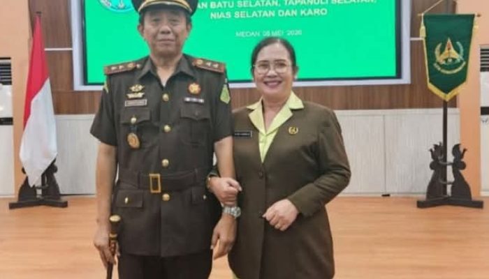 Tujuh Kajari di lantik dipimpin langsung Kepala Kejaksaan Tinggi Sumatera Utara