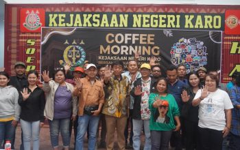 Coffee Morning Kejari Bersama Rekan-rekan Media Kabupaten Karo