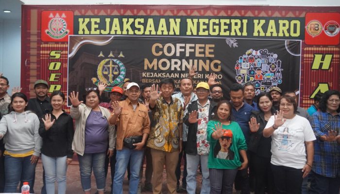 Coffee Morning Kejari Bersama Rekan-rekan Media Kabupaten Karo
