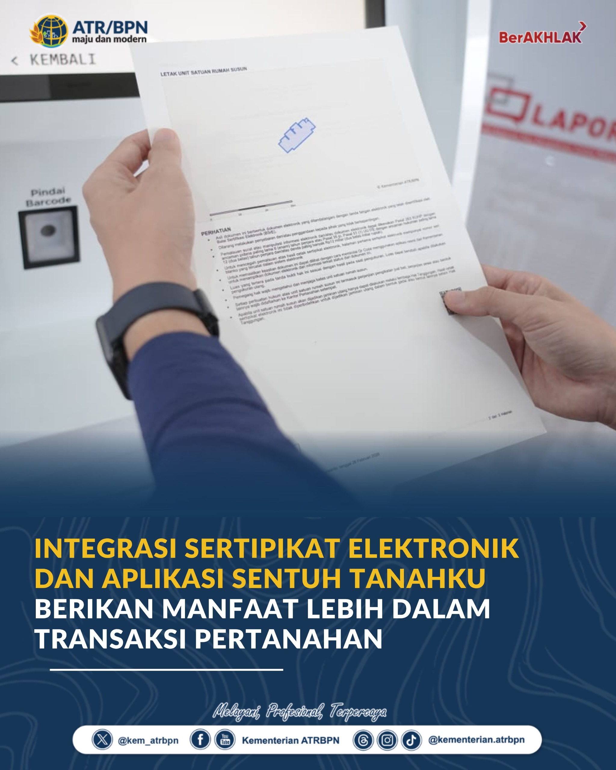 Dengan Aplikasi Sentuh Tanahku, Kementerian ATR/BPN : Proses Verifikasi Data Pertanahan Lebih Akurat