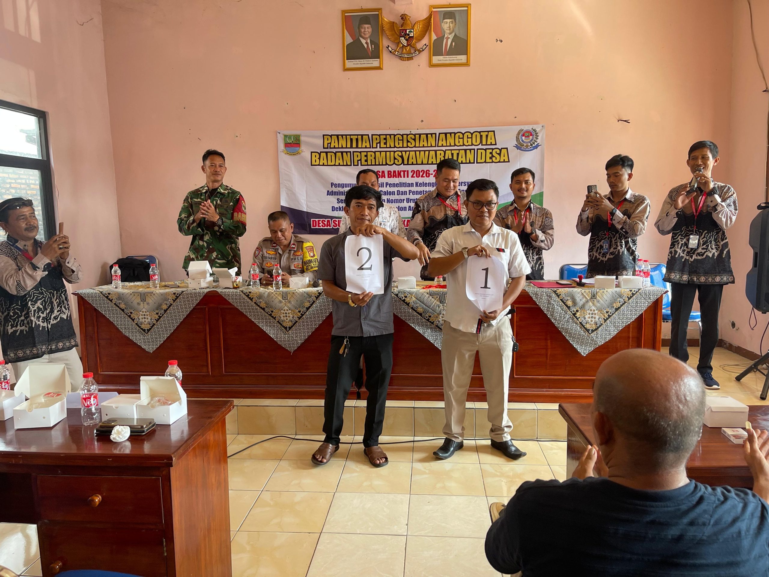 ‎Mohon Doa Restu dan Dukungan, Mustakim Darma Putra Dapat Nomer Urut 1 di Penetapan Calon BPD Sukamahi