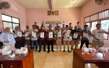 Berlangsung Demokratis, Panitia Pemilihan Anggota BPD Desa Sukamahi Tetapkan Nomor Urut Calon
