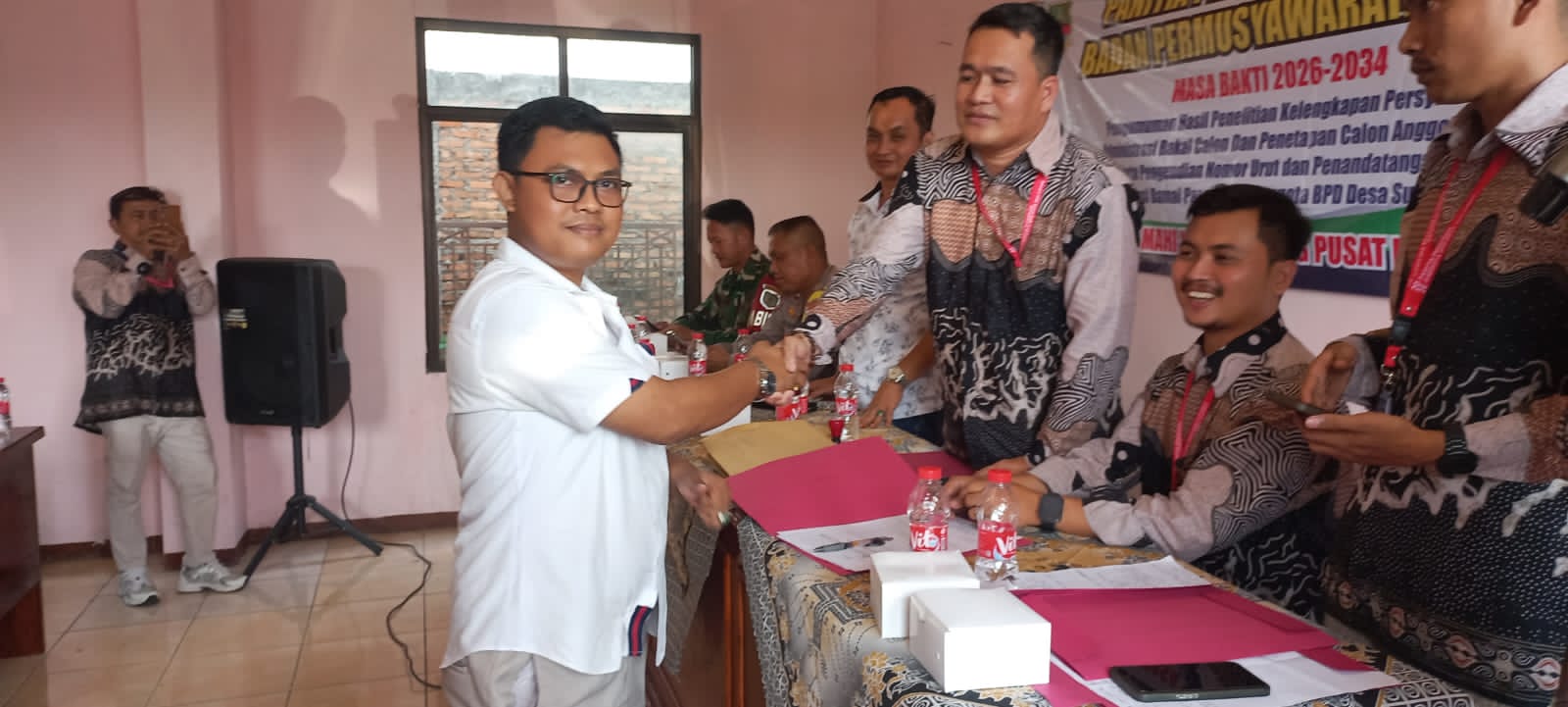 ‎Mohon Doa Restu dan Dukungan, Mustakim Darma Putra Dapat Nomer Urut 1 di Penetapan Calon BPD Sukamahi