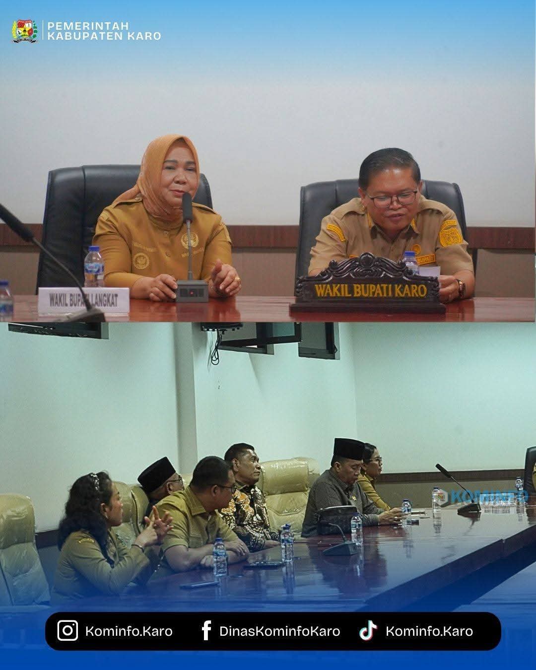 Pemkab Karo Sambut Kunjungan Kerja Wakil Bupati Langkat Pemkab Karo Sambut Kunjungan Kerja Wakil Bupati Langkat