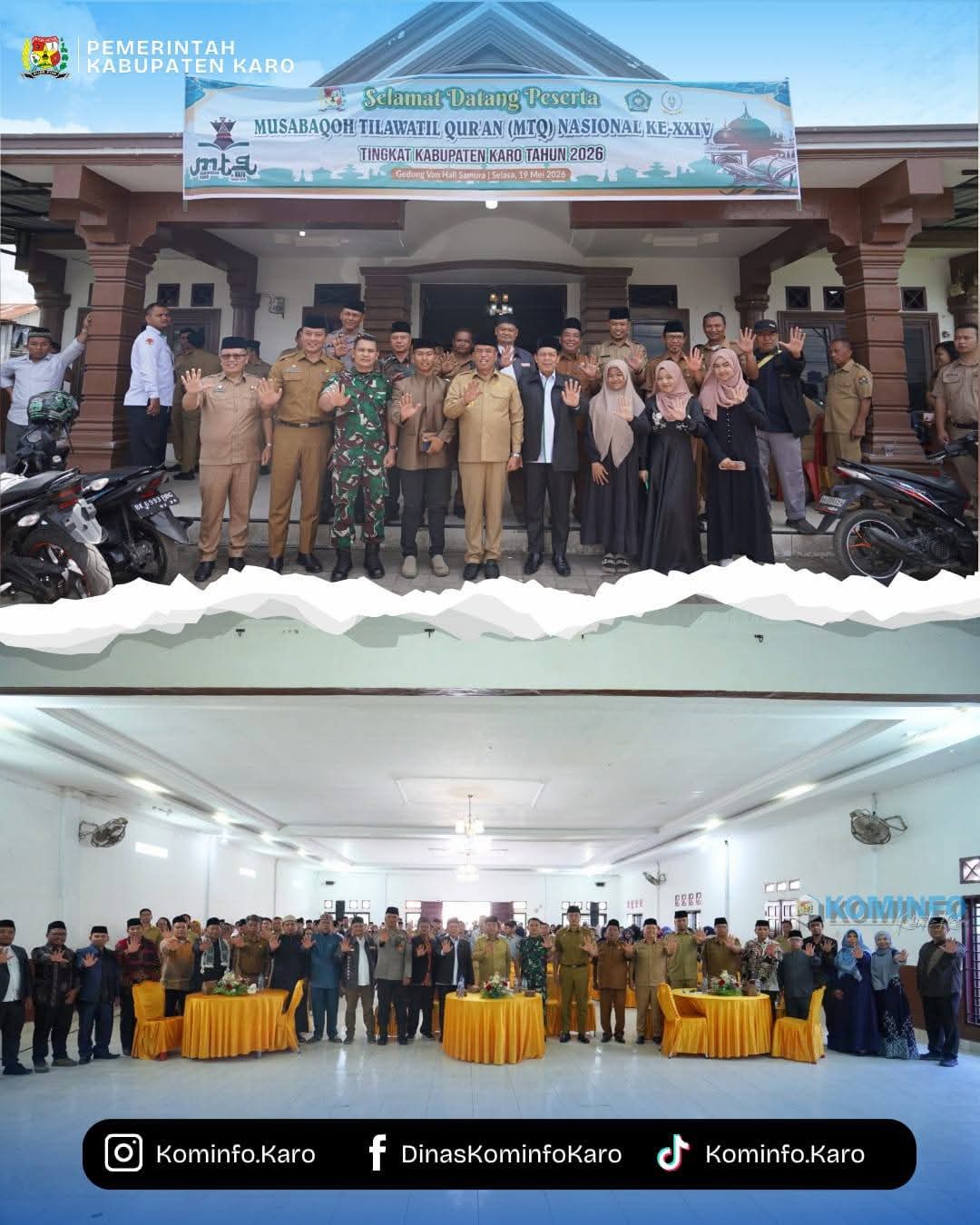 MTQ XXIV Kabupaten Karo Jadi Momentum untuk Menghasilkan Generasi Unggul dan Berkarakter MTQ XXIV Kabupaten Karo Jadi Momentum untuk Menghasilkan Generasi Unggul dan Berkarakter