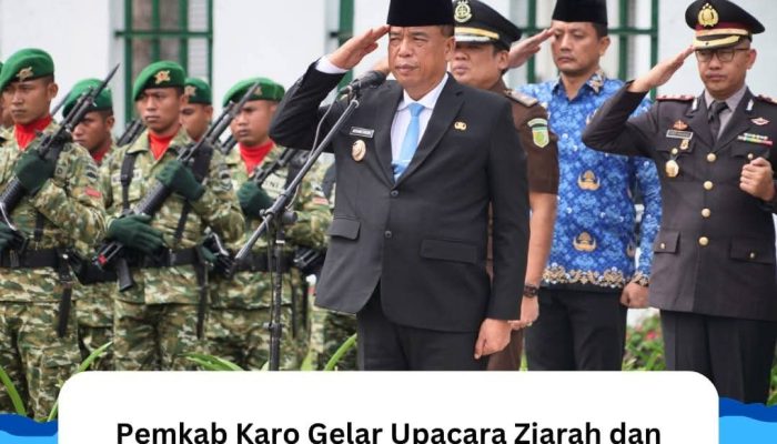 Pemkab Karo Gelar Upacara Ziarah dan Tabur Bunga di TMP Peringati Hari Kebangkitan Nasional ke-118
