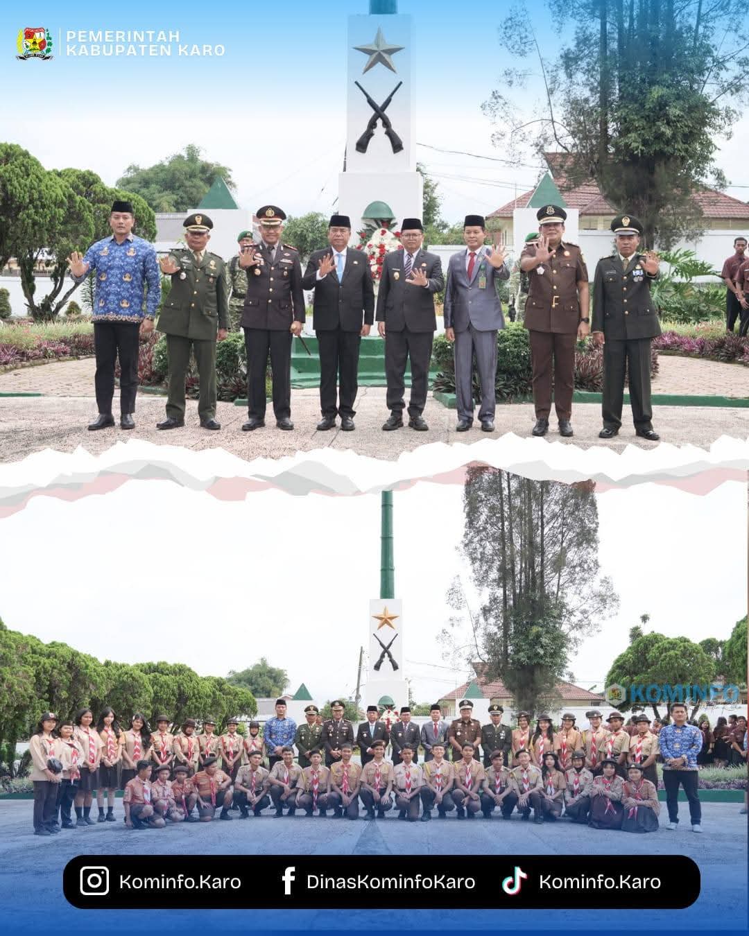 Pemkab Karo Gelar Upacara Ziarah dan Tabur Bunga di TMP Peringati Hari Kebangkitan Nasional ke-118