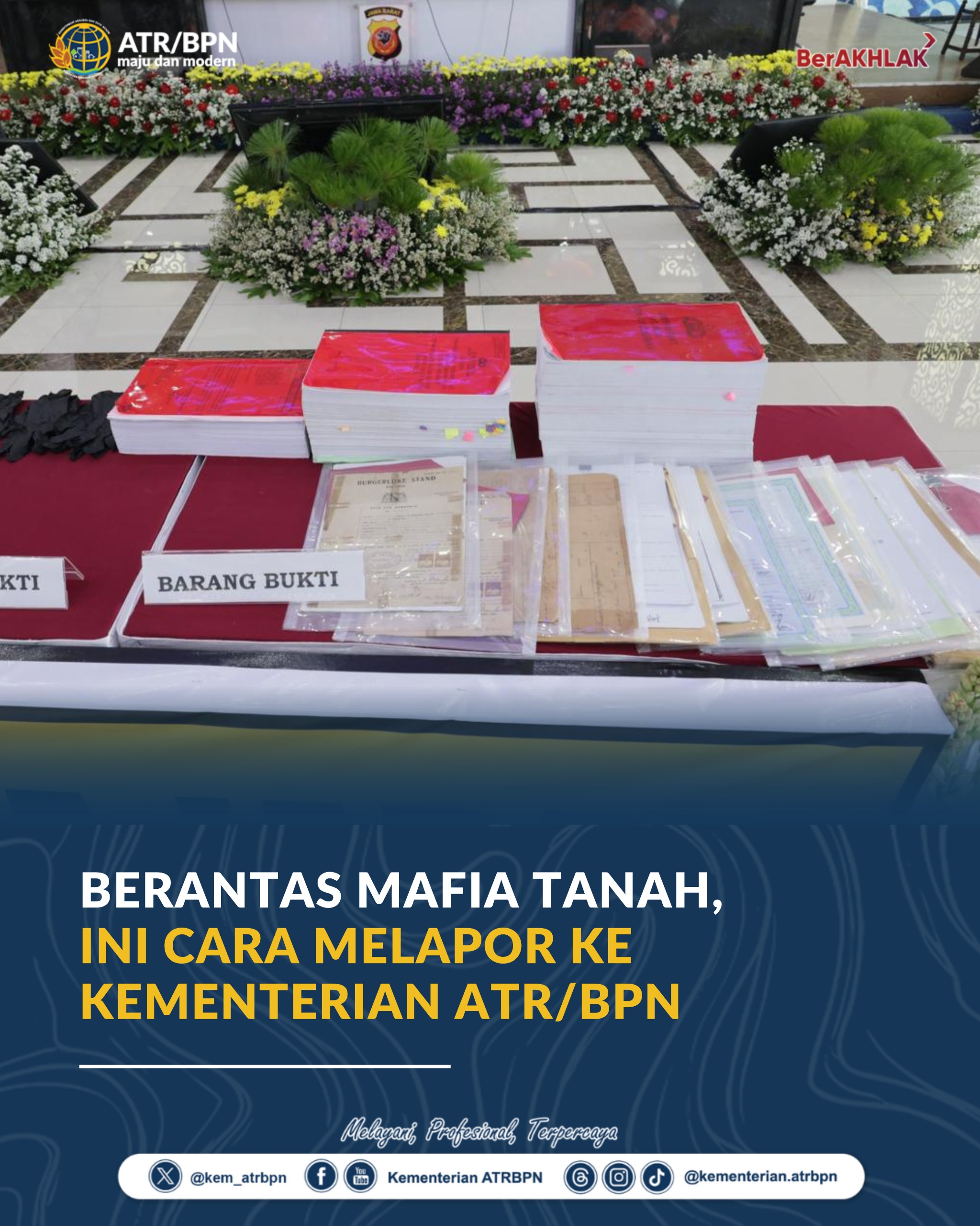 Berantas Mafia Tanah, Masyarakat Wajib Tahu Ini Cara Melapor ke Kementerian ATR/BPN