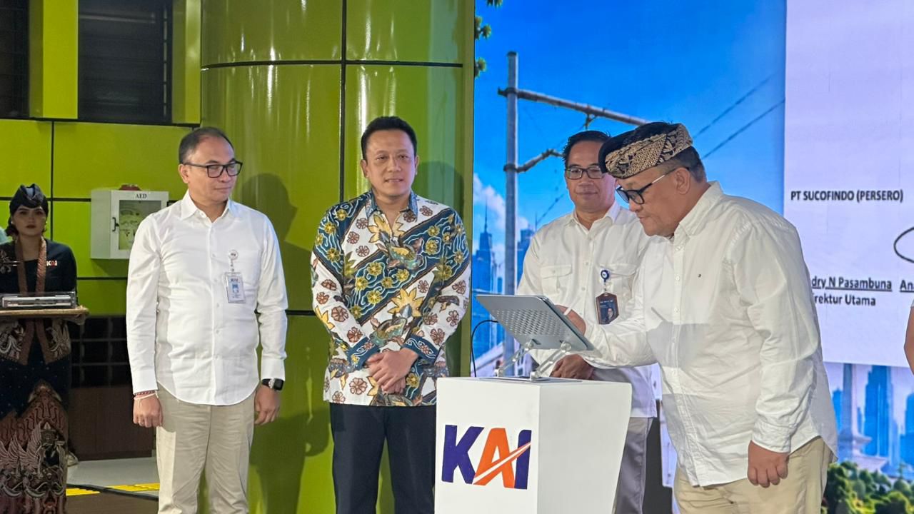 Target Seluruh Stasiun di Indonesia, Program Pengelolaan Sampah KAI Diresmikan Wakil Menteri Lingkungan Hidup