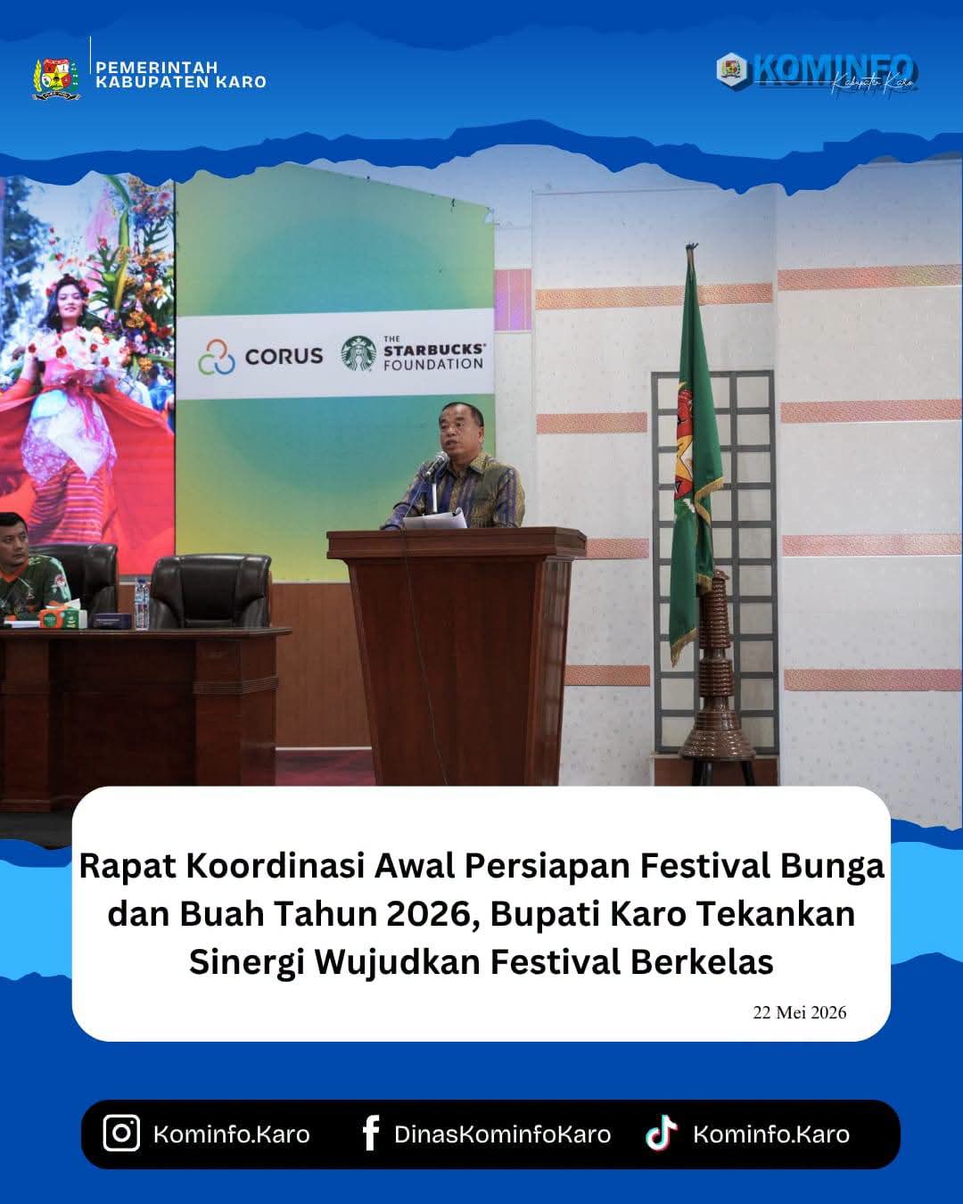 Rakor awal Persiapan Festival Bunga dan Buah Tahun 2026
