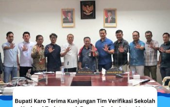 Bupati Karo Terima Kunjungan Tim Verifikasi Sekolah Nasional Terintegrasi, Dorong Peningkatan Mutu Pendidikan