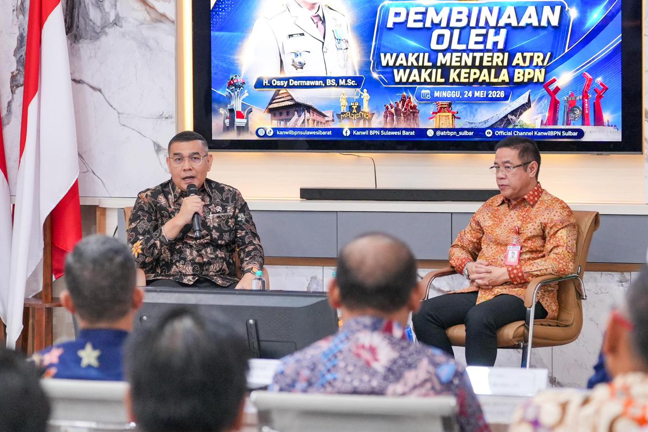 Kunjungan di Pemda Sulbar, Wamen Ossy Imbau GTRA Jadi Kunci Penyelesaian Konflik Pertanahan Kunjungan di Pemda Sulbar, Wamen Ossy Imbau GTRA Jadi Kunci Penyelesaian Konflik Pertanahan