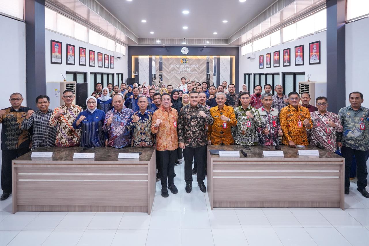 Kunjungan di Pemda Sulbar, Wamen Ossy Imbau GTRA Jadi Kunci Penyelesaian Konflik Pertanahan
