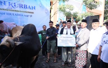 Tak Hanya Urus Sertifikat Tanah, Menteri ATR/BPN Nusron Peduli Terhadap Santri Salurkan Hewan Qurban ke Ponpes Darunnajah