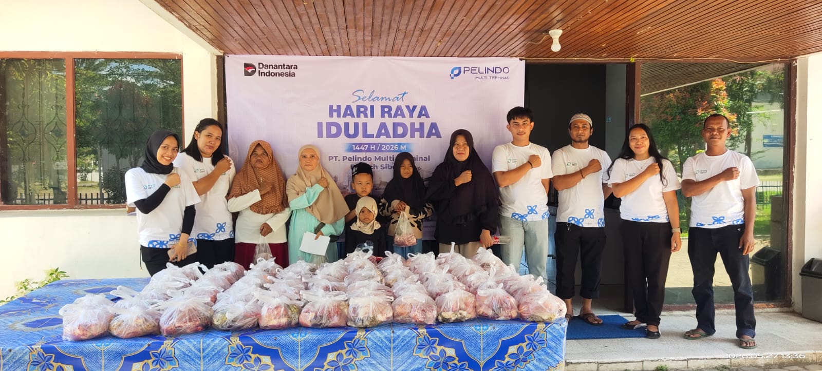 Idul Adha Penuh Kepedulian, PT Pelindo Multi Terminal Branch Sibolga Salurkan Hewan Kurban