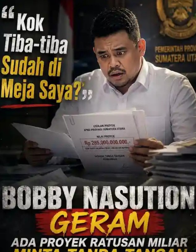 Bobby Nasution Murka! Proyek Siluman OPD Ditolak Mentah-Mentah, Dugaan Mark-Up Anggaran Mulai Terbongkar