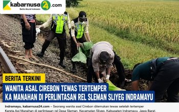 Wanita Asal Cirebon Tewas Tertemper KA Manahan di Perlintasan Rel Sleman Sliyeg Indramayu Wanita Asal Cirebon Tewas Tertemper KA Manahan di Perlintasan Rel Sleman Sliyeg Indramayu