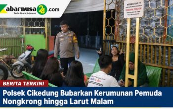 Polsek Cikedung Bubarkan Kerumunan Pemuda Nongkrong hingga Larut Malam Polsek Cikedung Bubarkan Kerumunan Pemuda Nongkrong hingga Larut Malam
