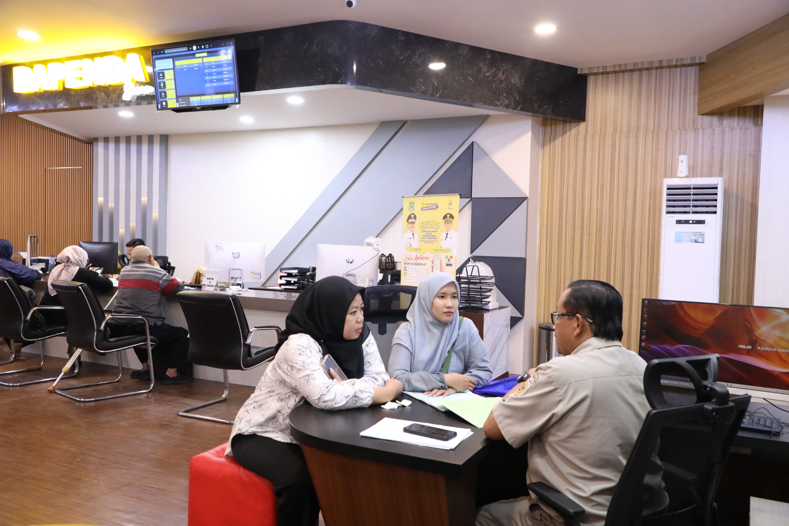 Pelayanan ATR BPN di PTSP Kota Tanggerang ke Masyarakat Secara Humanis dan Mempermudah