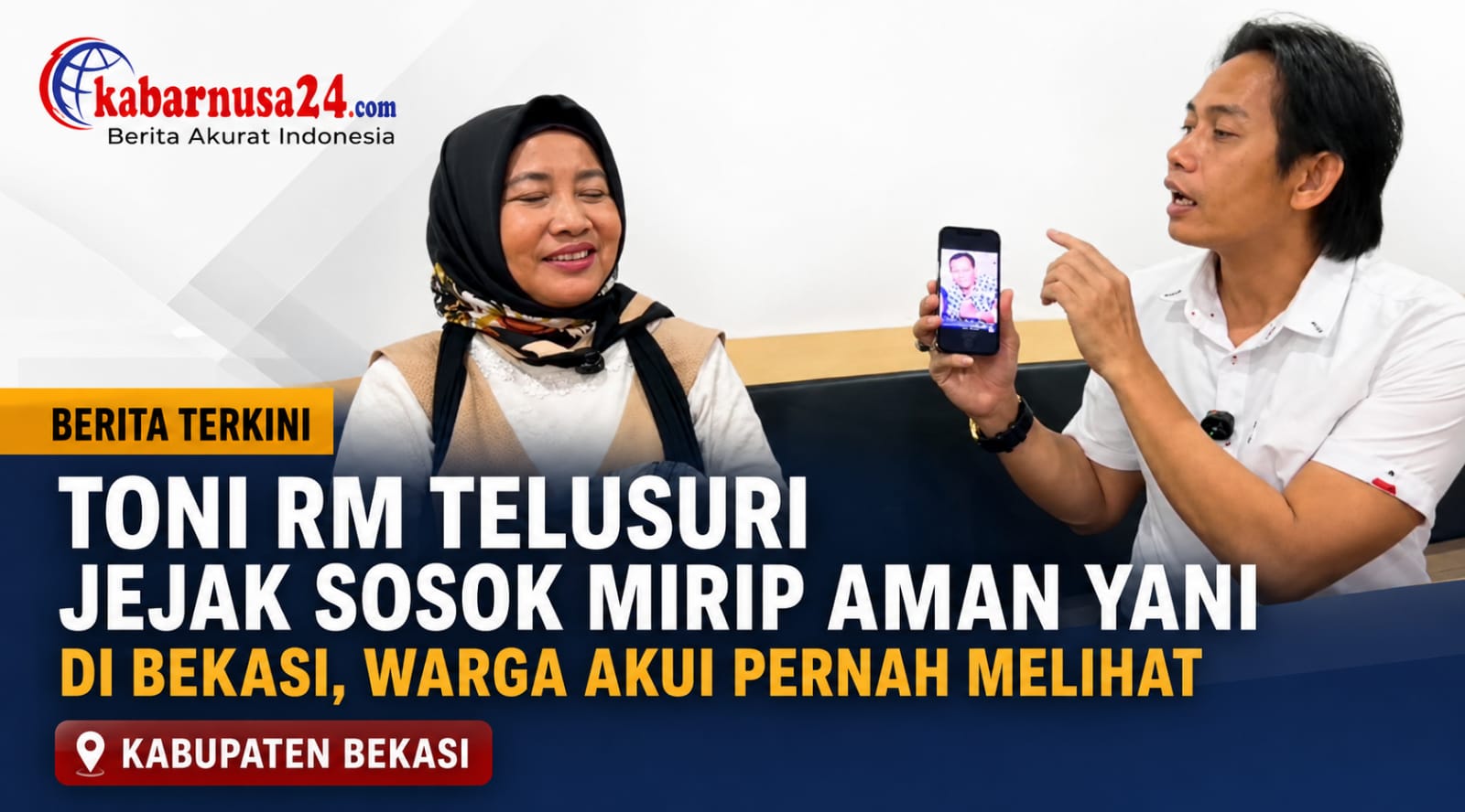 Toni RM Telusuri Jejak Sosok Mirip Aman Yani di Bekasi, Warga Akui Pernah Melihat