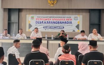 Panitia Pengisian BPD Karangbahagia Sukses Gelar Tahapan Penetapan dan Pengundian Nomor Urut Calon
