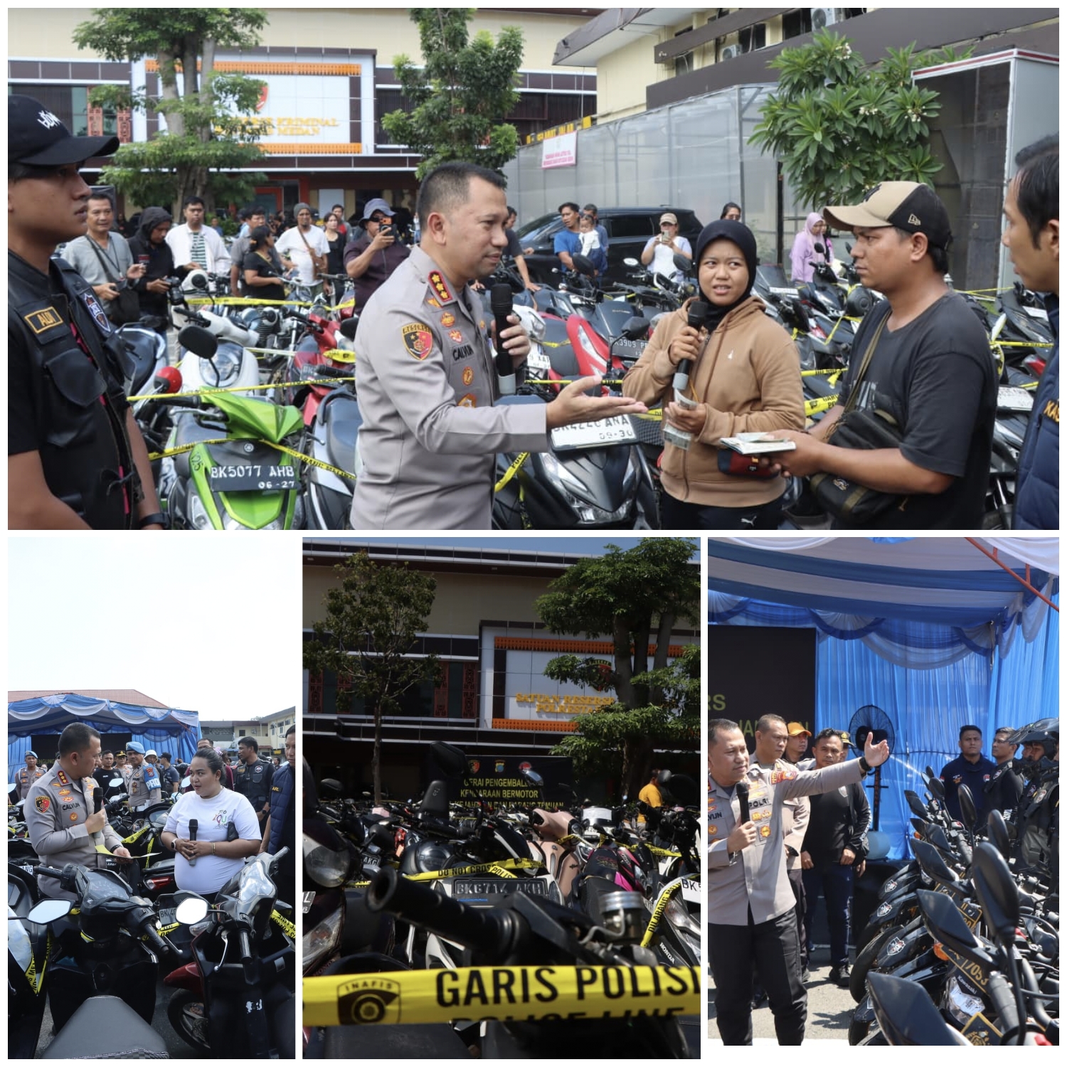 ​Sikat Habis Kejahatan Jalanan! Polrestabes Medan Bongkar 8 Gudang Ranmor dan Tindak Tegas 37 Tersangka