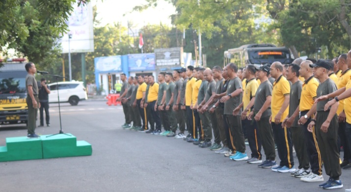 Sinergi Tanpa Batas, Kapolres Bondowoso Satukan TNI Polri dalam Olahraga Bersama Sambut Hari Bhayangkara ke-80