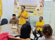 Kukuhkan H.Muhammad Shohib Sebagai Pimpinan Partai Golkar Kecamatan Maesan