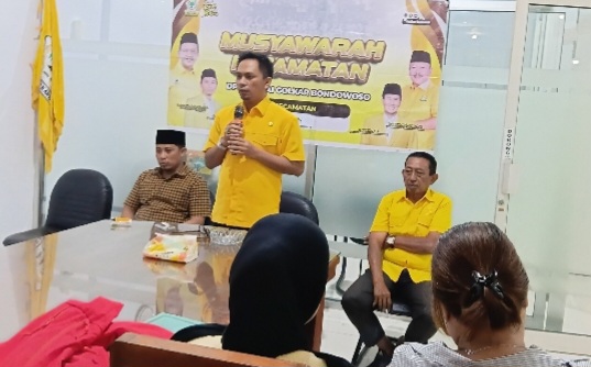 Kukuhkan H.Muhammad Shohib Sebagai Pimpinan Partai Golkar Kecamatan Maesan