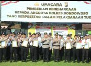 Kapolres Bondowoso Ganjar 27 Personel Berprestasi, Semangat Pengabdian dan Profesionalisme Kian Diperkuat
