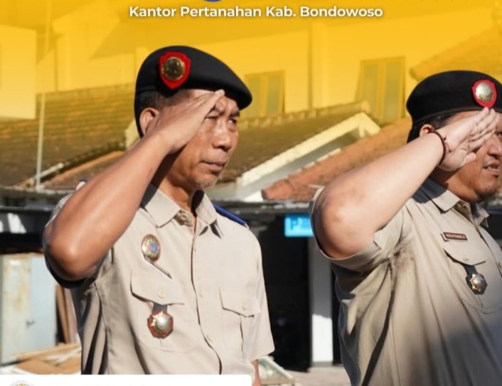 Tingkatkan Kualitas Layanan, Kepala Seksi Pengendalian dan Penanganan Sengketa Pimpin Apel Pagi