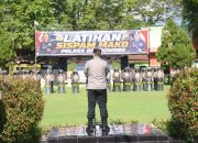Siaga Tanpa Celah, Kapolres Bondowoso Pimpin Latihan Sispam Mako untuk Antisipasi Ancaman Darurat